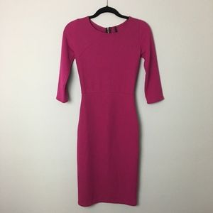 LULUS Exclusive Midi as a Picture Magenta Dress